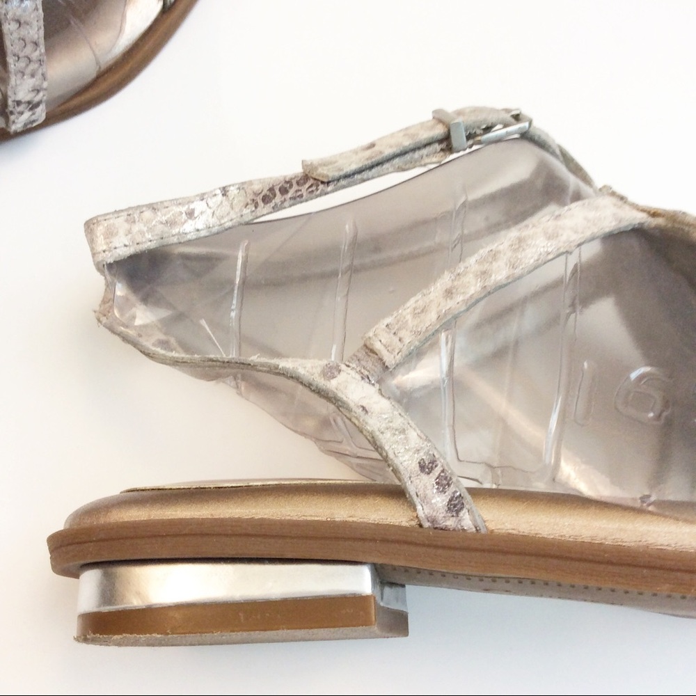 eCollection Silver Rhinestone Embellished Sandals - Picture 4 of 5